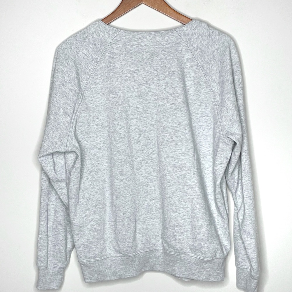 Rebecca Minkoff Grey Lace Up Sweatshirt - Picture 5 of 9
